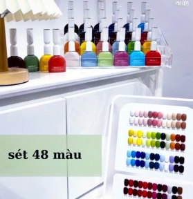 Sét Sơn Gel Fashionsir 48 Màu Chuẩn. Tặng Bảng Màu Và Base Top